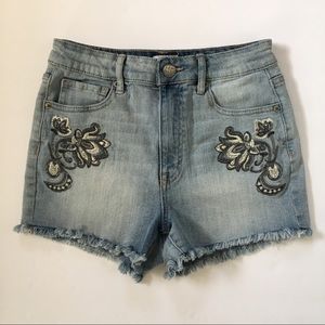 Tokyo Darling High Waisted Denim Shorts